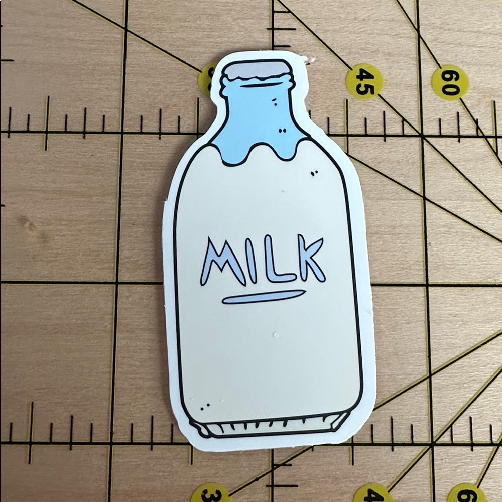 💜13/$13 +Bundle Sticker Sale| Milk Dairy Beverage Waterproof Sticker
